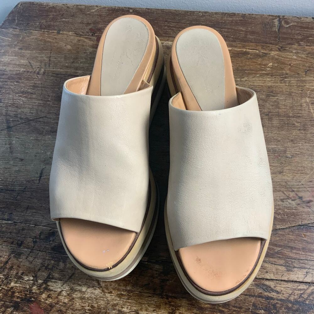 Paloma Barcel Platform Wedge Slides Size 40 - image 2